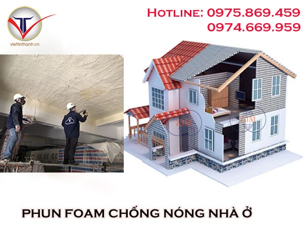 Phun Foam chống nóng mái tôn